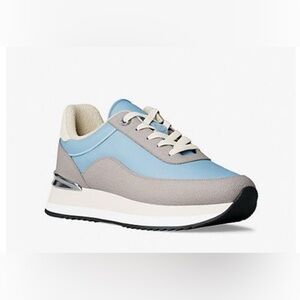 Michael Kors Hattie Mixed-Media Trainer NIB